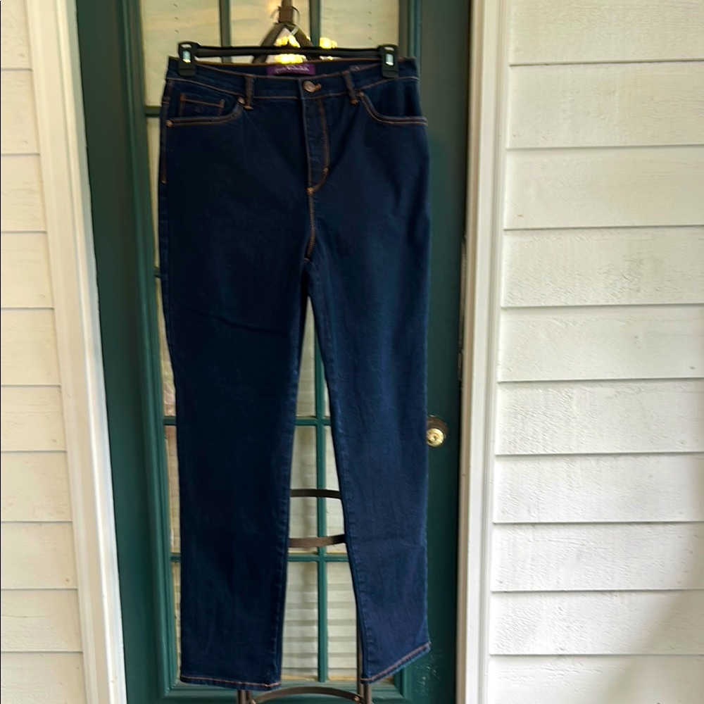 Gloria Vanderbilt Amanda Straight Leg Jeans Classic Fit sz 12